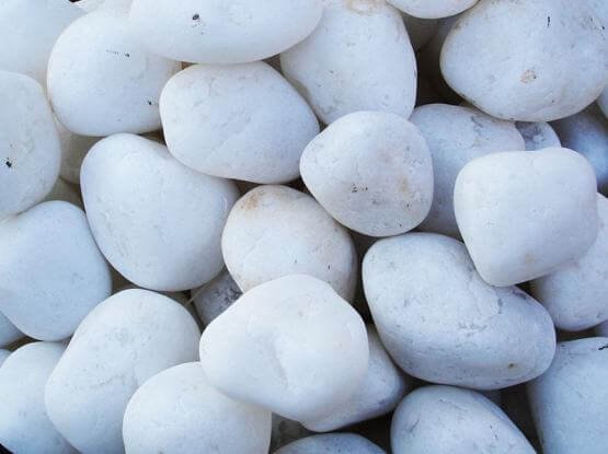 White Natural Pebbles